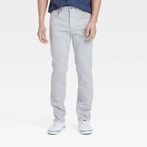 Men's Comfort Wear Slim Fit Jeans - Goodfellow & Co Light Gray 32x30